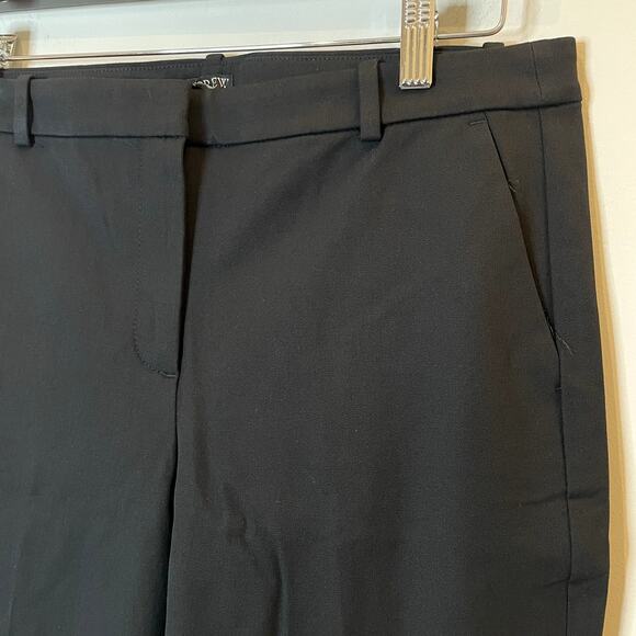 J.Crew Kaya Pant New Bi Stretch Cotton Blend Office RTO Date Work CI420 Black T8 - Picture 4 of 14